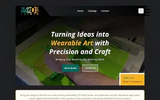4420 website design preview